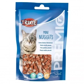 Trixie MINI NUGGETS ласощі для кішок (курка/тунець/котяча м'ята), 50 г (42741)