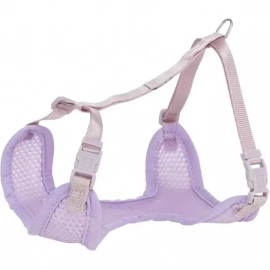 Trixie Junior Puppy Soft Harness with Lead шлейка з повідцем для цуценят, бузковий