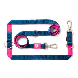 Max & Molly Urban Pets Multi-Function Leash многофункциональный поводок для собак Matrix Pink
