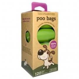 Poo Bags Біорозкладні пакети для прибирання за собакою ЛАВАНДА Poo Bags Біорозкладні пакети для прибирання за собакою ЛАВАНДА