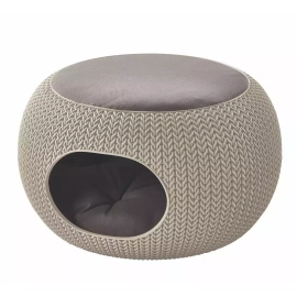 Curver Cozy pet house - Пластиковый лежак для животных, коричневый