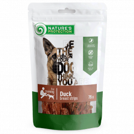 Nature's Protection Breast Strips Duck ласощі для собак КАЧИНІ СМУЖКИ