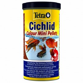 Tetra Cichlid Colour Mini корм для яркости окраса всех цихлид, гранулы