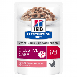 Hill's Prescription Diet i/d Digestive Care Salmon корм для котів у разі захворювань ШКТ, панкреатиту, діареї ЛОСОСЬ