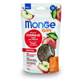 Monge Cat Gift Dental Adult Rabbit & Apple лакомство для гигиены полости рта кошек КРОЛИК и ЯБЛОКИ