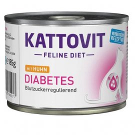 Kattovit Veterinary Diabetes влажный лечебный корм для кошек c сахарным диабетом и ожирением Kattovit Veterinary Diabetes влажный лечебный корм для кошек c сахарным диабетом и ожирением