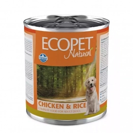 Farmina (Фарміна) Ecopet Natural Dog Chicken & Rice вологий корм для собак КУРКА ТА РИС Farmina (Фарміна) Ecopet Natural Dog Chicken & Rice вологий корм для собак КУРКА ТА РИС