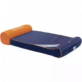 Joyser CHILL SOFA лежак для собак, со съемной подушкой ДЖОЙСЕР, синий/оранжевый