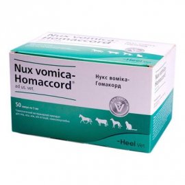 Heel Nux vomica-Homaccord (Нукс Воміка Гомакорд) препарат для нормалізації роботи ШКТ у тварин