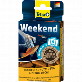 Tetra Weekend корм для аквариумных рыбок, на период длительного отсутствия, палочки-блоки