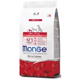 Monge Dog Daily Line Puppy & Junior Mini Chicken & Rice сухий корм для цуценят та молодих собак дрібних порід КУРКА та РИС