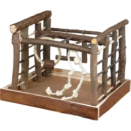 Trixie NATURAL LIVING игровая площадка для птиц, дерево 35х29х25 см (5661)