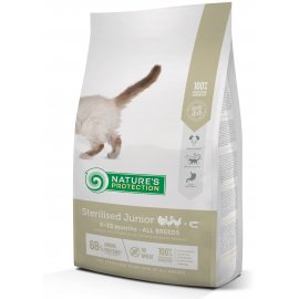 Natures Protection (Нейчез Протекшин) STERILISED JUNIOR POULTRY WITH KRILL корм для котят после стерилизации