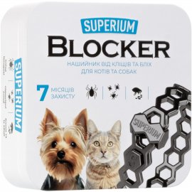 Superium Блокер протипаразитарний нашийник для котів та собак