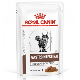 Royal Canin GASTRO INTESTINAL MODERATE CALORIE лечебные консервы для кошек Royal Canin GASTRO INTESTINAL MODERATE CALORIE лечебные консервы для кошек