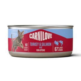 Carnilove Kitten Turkey & Salmon вологий корм для кошенят, паштет ІНДИЧКА та ЛОСОСЬ