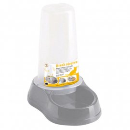 Stefanplast (Стефанпласт) Break reserve Food/Water годівниця напувалка автоматична для котів та собак, сірий