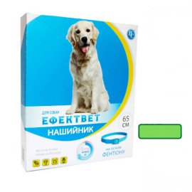 Ветсинтез Ефектвет Color нашийник від бліх і кліщів для собак, зелений