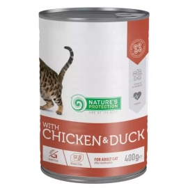 Natures Protection (Нейчез Протекшин) STERILISED CHICKEN & DUCK (КУРИЦА И УТКА) влажный корм для стерилизованных кошек