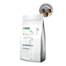 Natures Protection Superior Care White Dogs Grain Free WHITE FISH беззерновий корм для собак великих порід з білою шерстю БІЛА РИБА