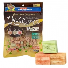 DoggyMan (ДоггиМен) Mixed Dice Treats лакомство для собак КУРИЦА, ГОВЯДИНА, ТРЕСКА