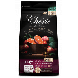 Cherie (Шери) Adult Healthy Skin and Coat Salmon Entrees сухой беззерновой корм для кожи и шерсти кошек ЛОСОСЬ