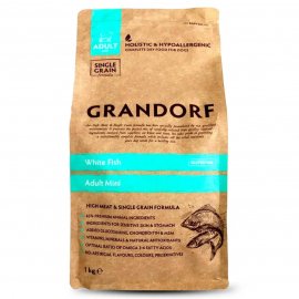 Grandorf (Грандорф) White Fish Mini Adult сухой корм для собак малых пород БЕЛАЯ РЫБА
