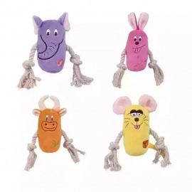 Trixie ANIMAL іграшка для собак, звірятко з канатом