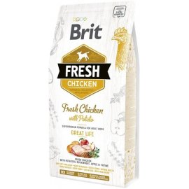 Brit Fresh Dog Adult Adult Chicken & Potato сухий корм для собак КУРКА та КАРТОПЛЯ