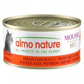 Almo Nature HFC Mousse Chicken with Pumpkin влажный корм для кошек КУРИЦА С ТЫКВОЙ