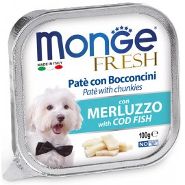 Monge Dog Fresh Adult Cod Fish вологий корм для собак ТРІСКА, паштет