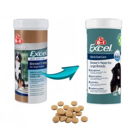 8in1 (8 в 1) Excel Brevers Yeast Large (Эксель Бреверс Джест Лардж) витамины для собак крупных пород