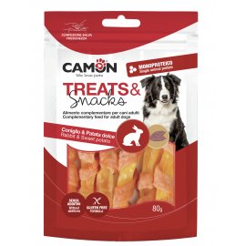 Camon (Камон) Treats & Snacks Rabbit and Sweet Potato лакомство для собак, полоски КРОЛИК И БАТАТ