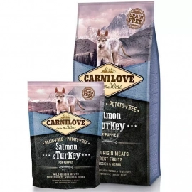 Carnilove SALMON & TURKEY PUPPY (ЛОСОСЬ И ИНДЕЙКА) корм для щенков Carnilove SALMON & TURKEY PUPPY (ЛОСОСЬ И ИНДЕЙКА) корм для щенков