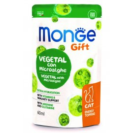 Monge Cat Gift Energy Topping Vegetal Adult Microalgae ласощі для котів, топінг МІКРОВОДОРОСТІ