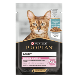 Purina Pro Plan (Пурина Про План) Adult Delicate Digestion Ocean Fish влажный корм для кошек c чувствительным пищеварением ОКЕАНИЧЕСКАЯ РЫБА
