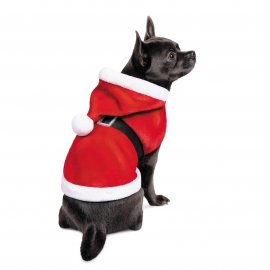 Pet Fashion Santa рождественская попона для собак, красный