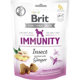 Brit Care Dog Snack Immunity Insect & Ginger лакомства для поддержания иммунитета у собак НАСЕКОМЫЕ и ИМБИРЬ