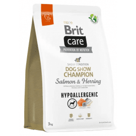Brit Care Dog Hypoallergenic Show Condition Champion Salmon & Herring гіпоалергенний сухий корм для виставкових собак ЛОСОСЬ та ОСЕЛЕДЕЦЬ