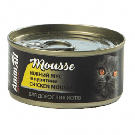 AnimAll Mousse Chicken вологий корм для котів КУРКА, мус