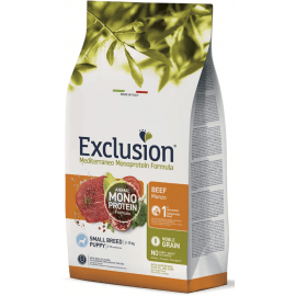 Exclusion (Ексклюжн) Puppy Beef Small Breed сухий монопротеїновий корм для цуценят малих порід, ЯЛОВИЧИНА