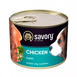 Savory (Сейвори) CHICKEN  PUPPY влажный корм для щенков (курица)