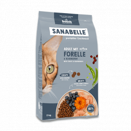 Bosch Sanabelle ADULT Trout & Blueberries сухой корм для кошек ФОРЕЛЬ И ЧЕРНИКА