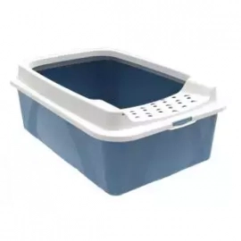 Curver (Курвер) БОННИ туалет с бортиком для кошек, голубой