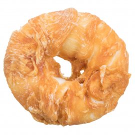 Trixie Denta Fun жевательное лакомство для собак КОЛЬЦО ИЗ СЫРОМЯТНОЙ КОЖИ И КУРИЦЫ