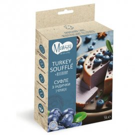 Mavsy Freeze Dried Turkey Souffle & Blueberries ласощі для собак від 3 місяців СУФЛЕ З ІНДИЧКОЮ ТА ЧОРНИЦЕЮ