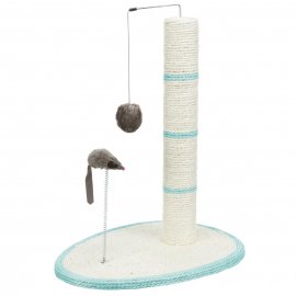 Trixie Scratching Post кігтеточка-стовпчик з підставкою та мишкою на пружині