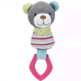 Trixie JUNIOR BEAR іграшка для собак і цуценят, ВЕДМЕДИК З КІЛЬЦЕМ (36177)