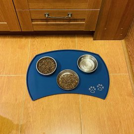 Trixie Place Mat килимок під миски для собак та кішок, силікон синій