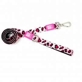 Max & Molly Urban Pets Short Leash поводок для собак Leopard Pink